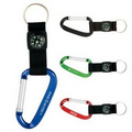 Carabiner Keyholder with Compass